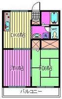 埼玉県川口市大字芝(アパート)の賃貸物件の間取り