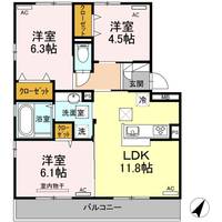 物件の間取り画像