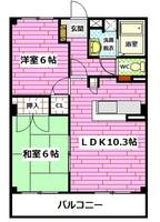 広島県広島市安佐南区川内1(アパート)の賃貸物件の間取り