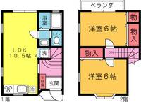 神奈川県茅ヶ崎市十間坂3(一戸建)の賃貸物件の間取り