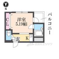 リトル菱屋西の間取り