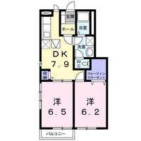 栃木県宇都宮市大曽3(アパート)の賃貸物件の間取り