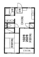 東京都国分寺市東恋ヶ窪6(マンション)の賃貸物件の間取り
