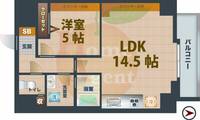 東京都中野区弥生町1(マンション)の賃貸物件の間取り