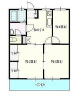 岡山県岡山市南区豊成2(マンション)の賃貸物件の間取り