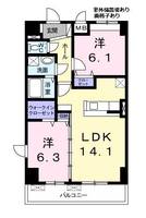 ベル アンジュの間取り