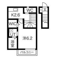 群馬県高崎市石原町(アパート)の賃貸物件の間取り