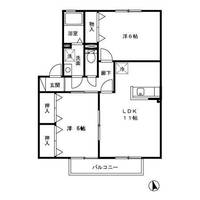 グランディール・ヴィ Cの間取り