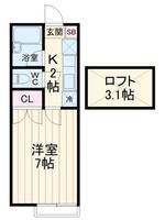 南浦和ヒルズIの間取り