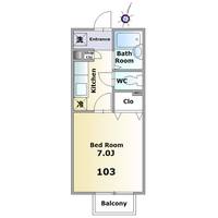 パセオ佐久間の間取り