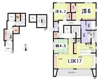 京都府京都市左京区松ケ崎杉ケ海道町(アパート)の賃貸物件の間取り