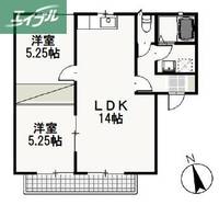パインパレス Gの間取り