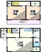物件の間取り画像