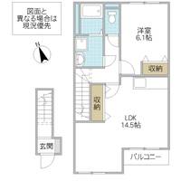 グランディール田彦の間取り