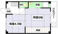 広島県広島市安芸区中野5(マンション)の賃貸物件の間取り