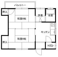 松村アパートの間取り