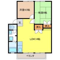 パナハイツウメダBの間取り