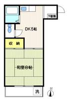 豊田コーポの間取り