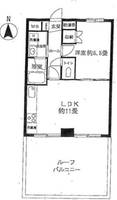 兵庫県神戸市中央区二宮町3(マンション)の賃貸物件の間取り