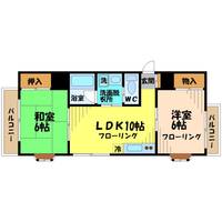 東京都調布市佐須町5(マンション)の賃貸物件の間取り