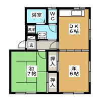 コーポ翔の間取り