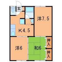 カホンハイツの間取り