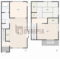 岐阜県瑞穂市穂積(一戸建)の賃貸物件の間取り