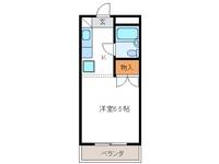 岐阜県岐阜市折立(マンション)の賃貸物件の間取り