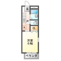 ハイツ桃太郎の間取り