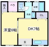 大阪府大阪市住吉区我孫子4(一戸建)の賃貸物件の間取り