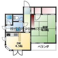 宮崎県都城市一万城町(マンション)の賃貸物件の間取り