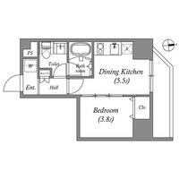 クオリタス浅草橋の間取り