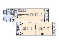 リアライズ小山西御所(旧ヒルズ山科)の間取り