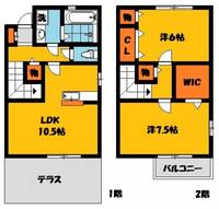 サニースクエアCの間取り