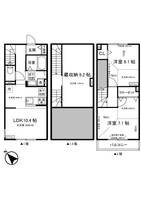 神奈川県川崎市麻生区金程2(一戸建)の賃貸物件の間取り