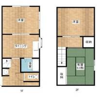 静岡県浜松市中央区蜆塚3(一戸建)の賃貸物件の間取り