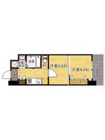 福岡県福岡市東区箱崎ふ頭3(マンション)の賃貸物件の間取り