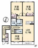 物件の間取り画像