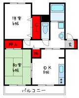 RIHITO八尾B棟の間取り