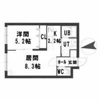 北海道札幌市豊平区豊平七条7(マンション)の賃貸物件の間取り
