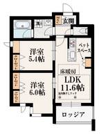 物件の間取り画像