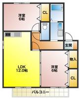 ブリエ21の間取り
