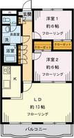 神奈川県川崎市高津区二子5(マンション)の賃貸物件の間取り