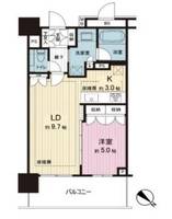 東京都江東区豊洲5(マンション)の賃貸物件の間取り