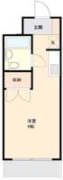 東京都八王子市東浅川町(マンション)の賃貸物件の間取り