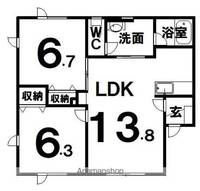 物件の間取り画像