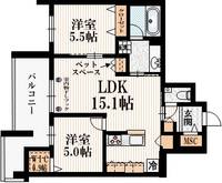 東京都練馬区豊玉南1(マンション)の賃貸物件の間取り