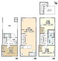 東京都北区田端新町3(一戸建)の賃貸物件の間取り