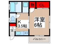 ハイツあづまの間取り