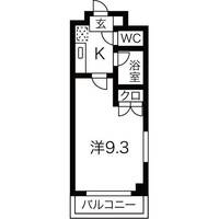 愛知県名古屋市名東区照が丘(マンション)の賃貸物件の間取り